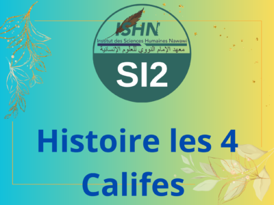 SI2 – Histoire les 4 Califes